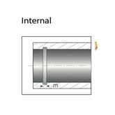 DIN 472 Retaining Ring Grooves for Bores/Bores (con't) Micro - Double Ended - Big-tools Industrial Supply Tools for Metal Cutting